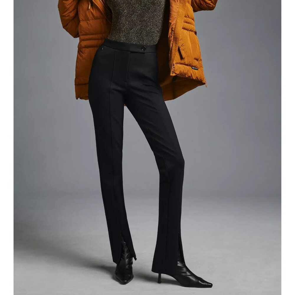 Anthropologie Maeve Ankle-Zip Pants Black - Size 2